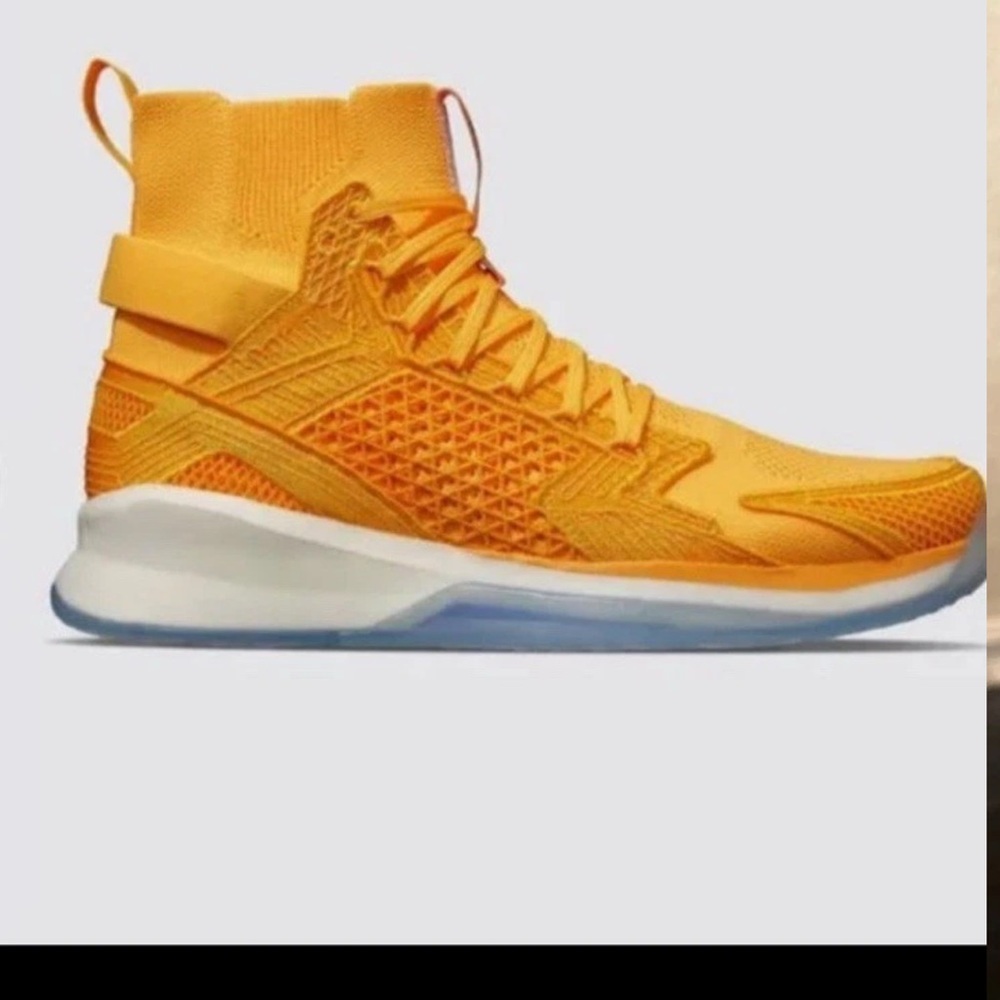 Men APL Orange Mango High-Top Athletic Shoes  Size 14 NIB